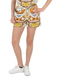 Moschino - All-over Teddy Printed Shorts - Lyst