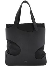 Ferragamo - Large Cut Out Embossed Tote Bag - Lyst