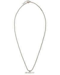 Givenchy - Letters Silvery Necklace_Silvery - Lyst