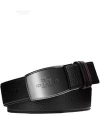COACH - Reversible Plaque Buckle Cut To Size Belt - Lyst