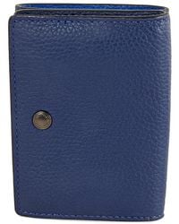 COACH - Origami Colorblock Leather Coin Wallet - Lyst