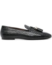 Giuseppe Zanotti - Gz-Weave Woven Leather Loafers - Lyst