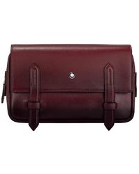 Montblanc - Meisterstuck Leather Messenger Bag - Lyst