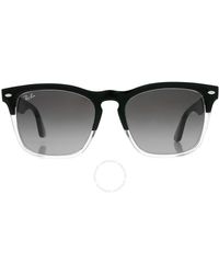 Ray-Ban - Steve Grey Gradient Square Sunglasses Rb4487 66308g 54 - Lyst