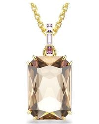 Swarovski - Millenia Octagon Cut Pendant Necklace - Lyst