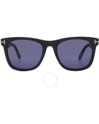 Tom Ford - Kevyn Blue Square Sunglasses Ft1099 02v 52 - Lyst