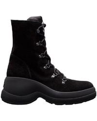 Moncler - Lace-Up High-Top Boots, Brand Size 37 (Us - Lyst