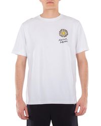 Maison Kitsuné - Floating Flower Cotton T-Shirt - Lyst