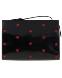 DSquared² - Leather Maple Leaf Clutch M002 - Lyst