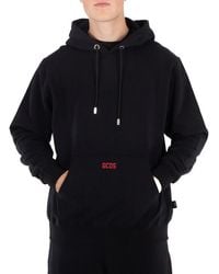 Gcds - Eco Logo Print Regular Hoodie - Lyst
