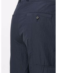Ferragamo - Multi-Pocket Seersucker Trousers - Lyst