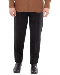 ZEGNA - Ermenegildo Pleated Mid-Rise Wool Trousers - Lyst