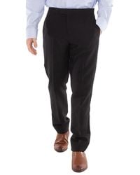 Versace - Logo-Applique Tapered Trousers - Lyst