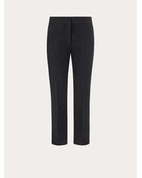 Ferragamo - Wool Blend Trousers, Brand Size 44 (Us - Lyst