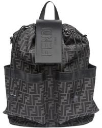Fendi - Strike Medium Ff Jacquard Backpack - Lyst