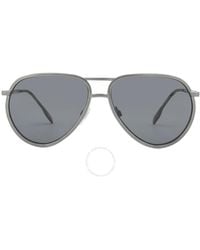 Burberry - Scott Polarized Dark Grey Pilot Sunglasses Be3135 114481 59 - Lyst