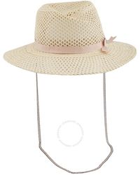 Maison Michel - Natural Virginie Cotton Hat - Lyst