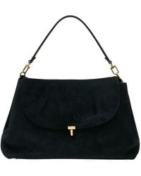 TOTEME - Totme T-Lock Suede Leather Tote Bag - Lyst