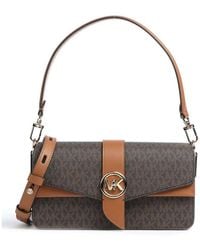 Michael Kors - Acron Ladies Greenwich Medium Logo Shoulder Bag - Lyst