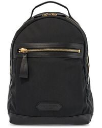Tom Ford - Logo-Patch Zipped Backpack - Lyst
