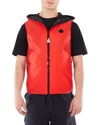 Moncler - Reflective Logo Hooded Jacket, Brand Size 1 (Small) - Lyst
