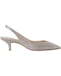 Stuart Weitzman - Eva Pointed-Toe Slingback Pumps - Lyst