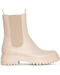 Gianvito Rossi - Ladies Chester Leather Ankle Boots, Brand Size 35 Us - Lyst