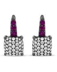 Haus of Brilliance - Black Rhodium Plated 18k White Gold 7/8 Cttw Round Diamond - Lyst