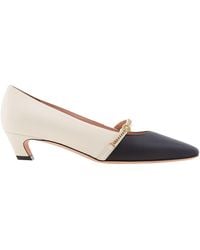 Bally - Sylt Square Toe Patent-Leather Pumps, Size 5.5 - Lyst