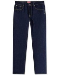 KENZO - Bara Slim-Fit Denim Jeans, Waist - Lyst