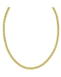 Tresorra - Sterling Plated Rolo Chain Necklace - Lyst