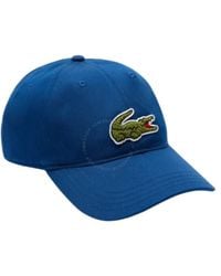 Lacoste - Crocodile-Patch Cotton Cap - Lyst