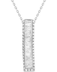 Brilliant Diamond - 14Kt 1.00 Carat Lab Grown Diamond Pendant Necklace For - Lyst