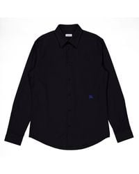 Burberry - Long-Sleeved Cotton Ekd Dress Shirt, Brand Size 41 (Neck - Lyst