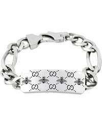 Gucci - Signature Bracelet With Bee Motif - Lyst