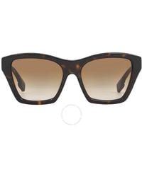 Burberry - Arden Brown Gradient Butterfly Sunglasses Be4391 300213 54 - Lyst