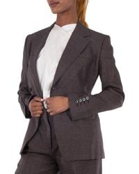 Burberry - Long Sleeve Tailored Jacket, Brand Size 4 (Us - Lyst