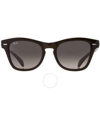 Ray-Ban - Grey Gradient Square Sunglasses Rb0707s 664271 53 - Lyst