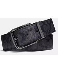 COACH - Harness Buckle Cut-To-Size Reversible Belt - Lyst