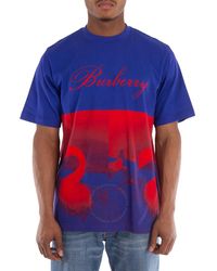 Burberry - Swan Graph Short Sleeve T-Shirt - Lyst