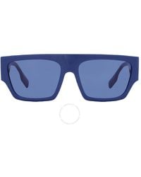 Burberry - Micah Dark Blue Browline Sunglasses Be4397u 405880 58 - Lyst