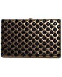 Dolce & Gabbana - Crystal Bifold Clutch Evening Party Purse Bag Leather - Lyst