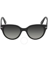 Persol - Gradiente Grey Round Sunglasses - Lyst
