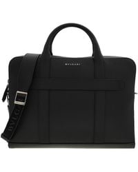 BVLGARI - Calf Leather Briefcase - Lyst