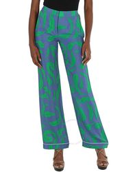 Off-White c/o Virgil Abloh - Illusion Pajama-style Trousers - Lyst
