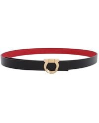 Ferragamo - Gancini Reversible Leather Belt - Lyst
