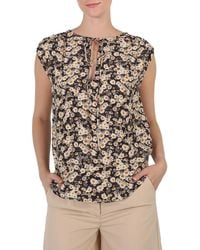 Stella McCartney - Printed Silk Top, Brand Size 36 (Us - Lyst