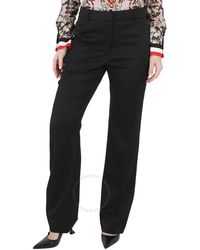 Burberry - Bedmond Straight Fit Stretch Wool Tailored Trousers - Lyst