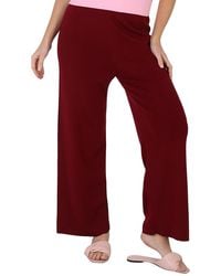 KENZO - Ladies Bordeaux Tiger Tail K Flared Trousers - Lyst