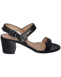 Bally - Carlas 55 Leather Heeled Sandals, Brand Size 37.5 Us - Lyst